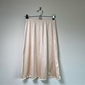 Vintage Vanity Fair Slip Skirt with Elastic Waist
